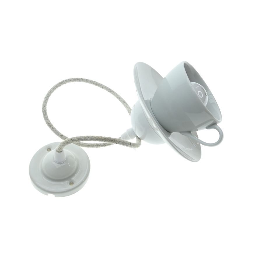 Bohemia-Design - Porcelāna lustra ar vadu 1xE27/60W/230V