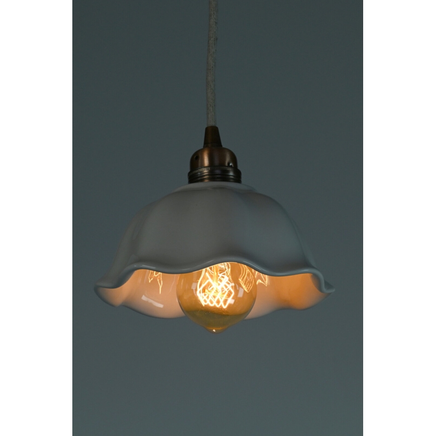Bohemia-Design - Porcelāna lustra uz vada 1xE27/60W/230V