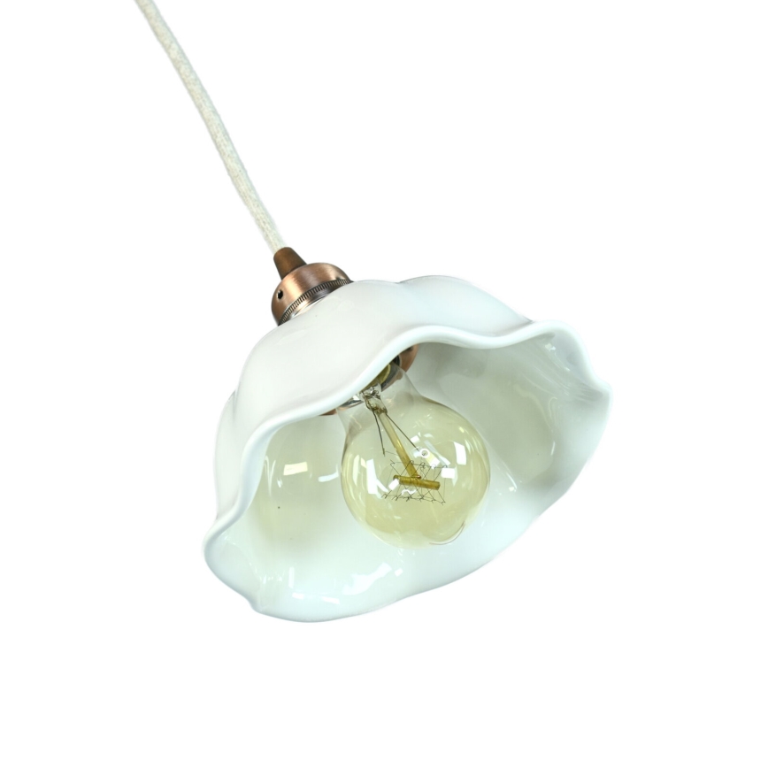 Bohemia-Design - Porcelāna lustra uz vada 1xE27/60W/230V