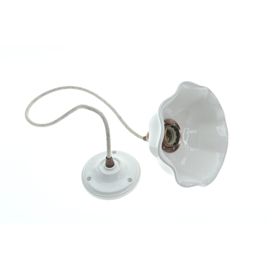 Bohemia-Design - Porcelāna lustra uz vada 1xE27/60W/230V
