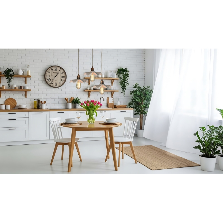Bohemia-Design - Porcelāna pakaramā lampa ar vadu 1xE27/60W/230V