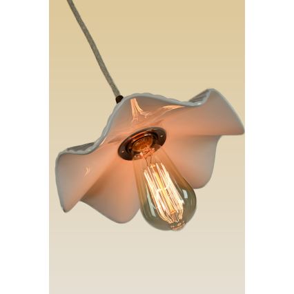 Bohemia-Design - Porcelāna pakaramā lampa ar vadu 1xE27/60W/230V