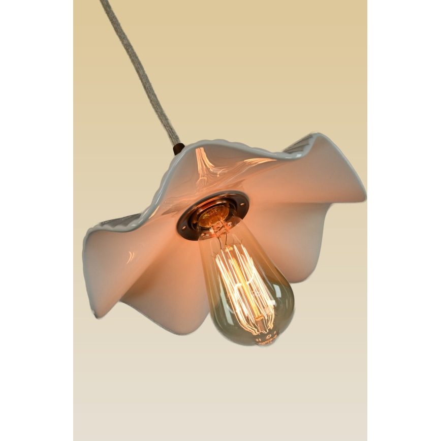 Bohemia-Design - Porcelāna pakaramā lampa ar vadu 1xE27/60W/230V