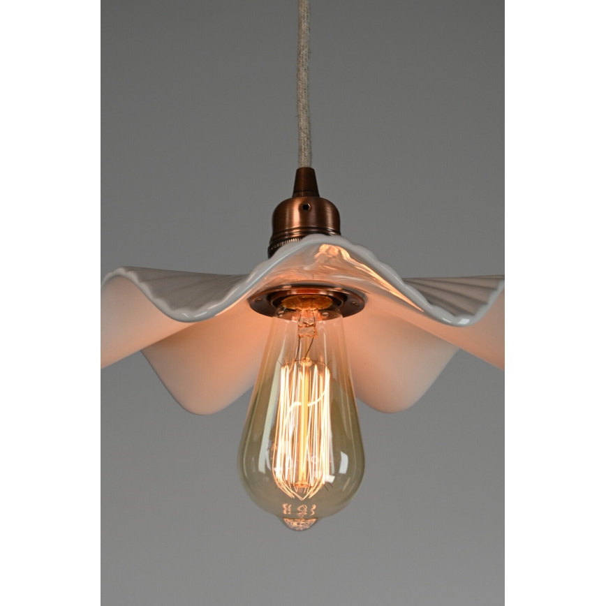 Bohemia-Design - Porcelāna piekaramā lampa uz vada 1xE27/60W/230V