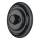Bohemia-Design - Retro porcelāna grozāmais gaismas regulators ar rāmi 250V/10A, melns