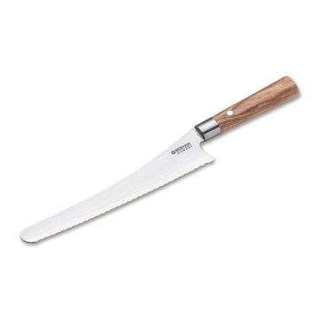 Böker - damaška tērauda maizes nazis DAMAST OLIVE, 23,5 cm, no olīvkoka