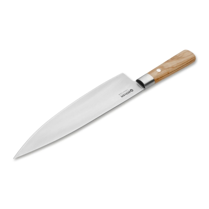 Böker - Damaskas virtuves nazis DAMAST OLIVE 21,2 cm no olīvkoka