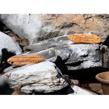 Böker - Damasta kabatas nazis Magnum Caveman 19,4 cm