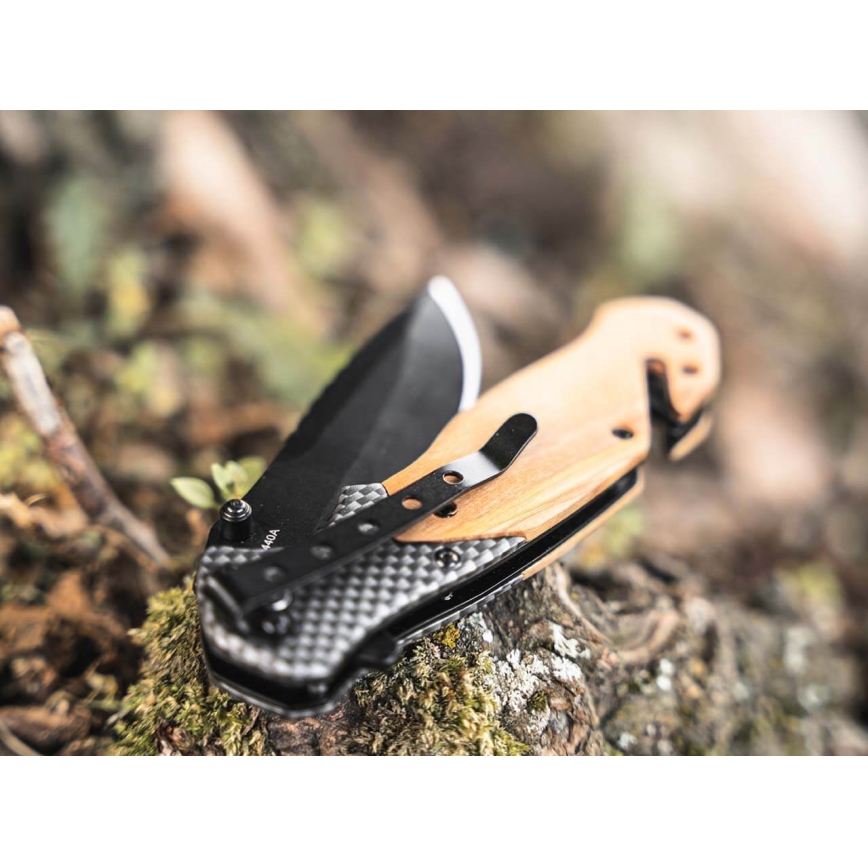 Böker - Kabatas nazis Magnum Blomkvist Olive 20,5 cm olīvkoks