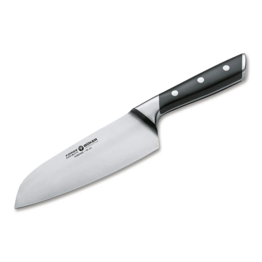 Böker - Santoku virtuves nazis FORGE, 16 cm, melns