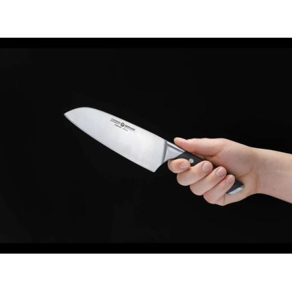 Böker - Santoku virtuves nazis FORGE, 16 cm, melns