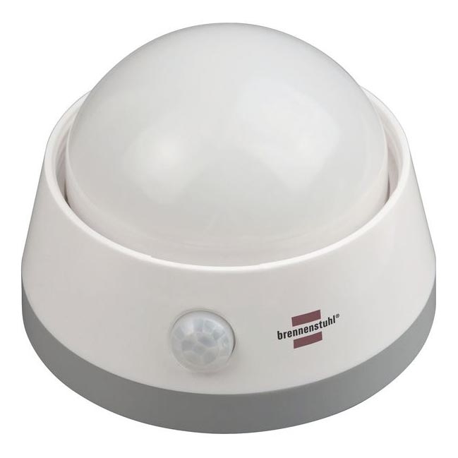 Brennenstuhl - LED orientācijas gaismeklis ar kustības sensoru LED/3xAA 3000K