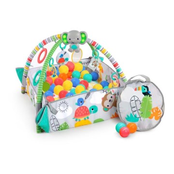 Bright Starts - Bērnu aktivitātes paklājs 5in1 YOUR WAY BALL PLAY tirkīza