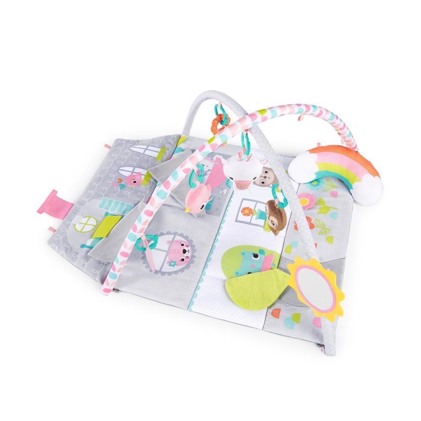 Bright Starts - Bērnu aktivitātes paklājs FLOORS OF FUN māja