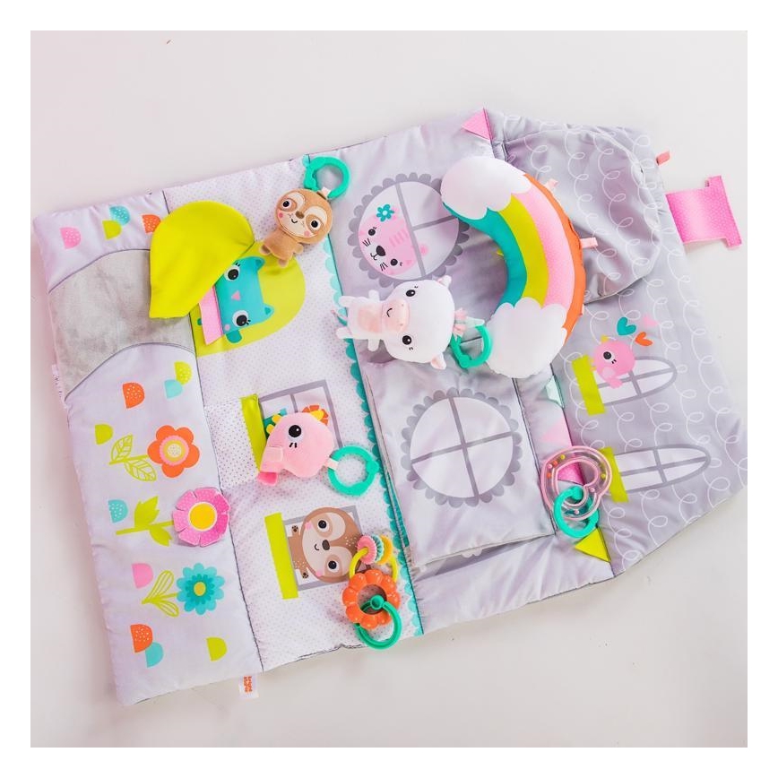 Bright Starts - Bērnu aktivitātes paklājs FLOORS OF FUN māja