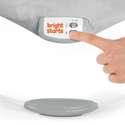 Bright Starts - Bērnu kustīgs guļamkrēsls ar mūziku MICKEY MOUSE 3xLR14