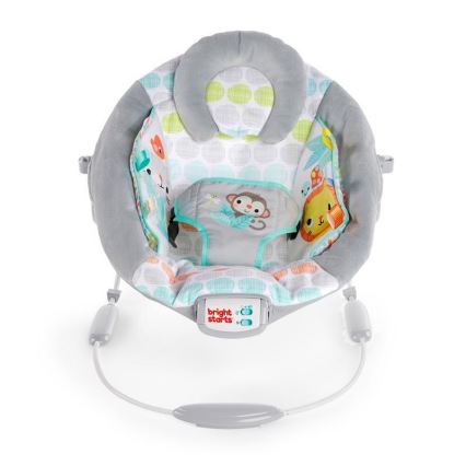 Bright Starts - Bērnu kustīgs guļamkrēsls ar mūziku WHIMSICAL WILD 3xLR14