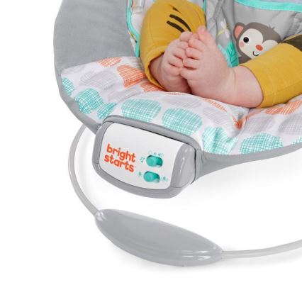 Bright Starts - Bērnu kustīgs guļamkrēsls ar mūziku WHIMSICAL WILD 3xLR14