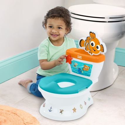 Bright Starts - Bērnu podiņš ar skaņu MY SIZE Finding Nemo 2xAAA
