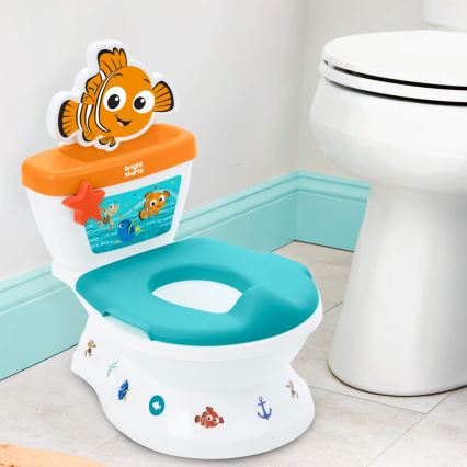 Bright Starts - Bērnu podiņš ar skaņu MY SIZE Finding Nemo 2xAAA