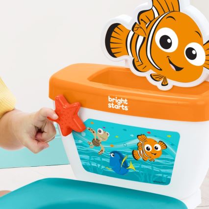 Bright Starts - Bērnu podiņš ar skaņu MY SIZE Finding Nemo 2xAAA