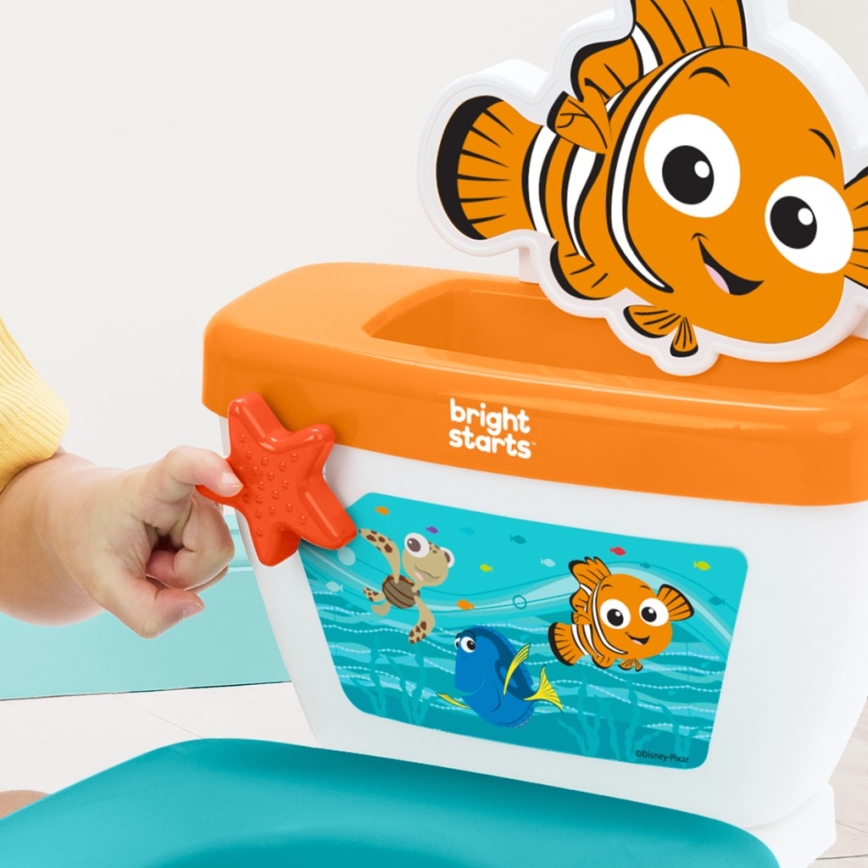 Bright Starts - Bērnu podiņš ar skaņu MY SIZE Finding Nemo 2xAAA