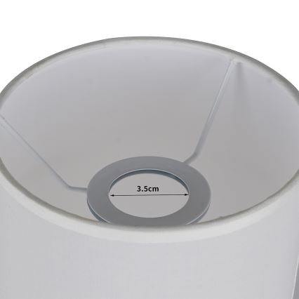 Brilagi - Abažūrs galda lampai TABLON E27 Ø 14 cm balts