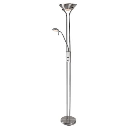 Brilagi - Aptumšojama stāvlampa SCARLETT 1xR7s/230W/230V + 1xG9/40W matēts hroms