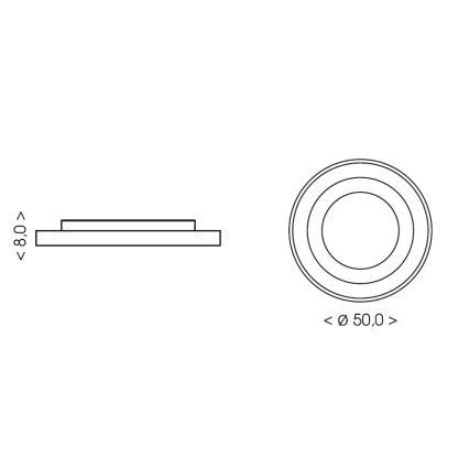BRILAGI - LED regulējama bērnu griestu lampa ASTRO LED/55W/230V 3000-6000K Ø 50 cm + tālvadības pults