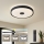 Brilagi - aptumšojama LED griestu lampa CORVO LED/72W/230V 3000-6000K melna Ø 50 cm + ar tālvadības pulti