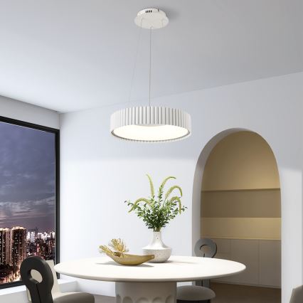 BRILAGI - LED aptumšojama lampa uz troses FALCON MODERN LED/30W/230V 3000–6000K Ø 40 cm balta + ar tālvadības pulti
