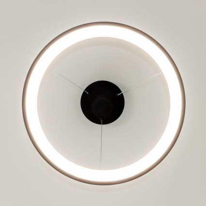 Brilagi - LED piekaramais lustrs ar regulējamu spilgtumu uz troses FALCON SLIM LED/42W/230V 3000-6500K Ø 50 cm melns + tālvadības pults