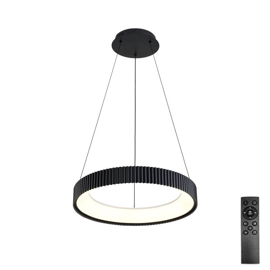 Brilagi - LED regulējama karājamā lampa uz troses FALCON MODERN LED/30W/230V 3000-6500K pr. 40 cm melna + tālvadības pults