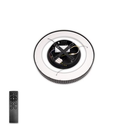 Brilagi - LED regulējama karājamā lampa uz troses FALCON MODERN LED/30W/230V 3000-6500K pr. 40 cm melna + tālvadības pults