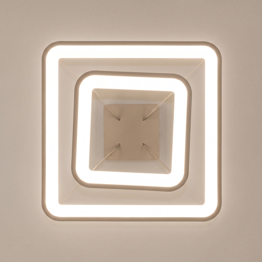 BRILAGI - regulējama LED lustra uz kabeļa FALCON SLIM LED/78W/230V 3000-6500K 50x50 cm bēša + ar tālvadības pulti