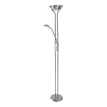 Brilagi - Aptumšojama stāvlampa SCARLETT 1xR7s/230W/230V + 1xG9/40W matēts hroms