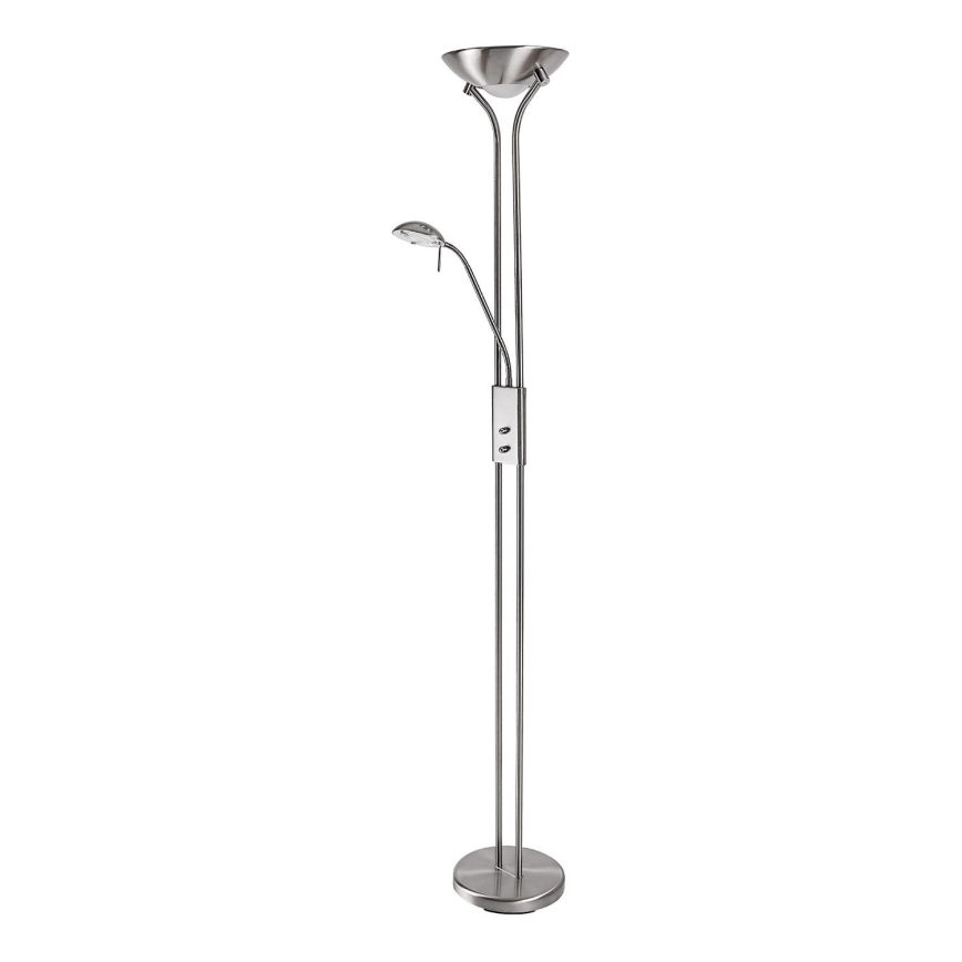 Brilagi - Aptumšojama stāvlampa SCARLETT 1xR7s/230W/230V + 1xG9/40W matēts hroms