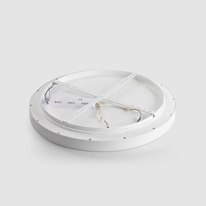 Brilagi - LED dimmējams griestu gaismeklis GLASS POOL DOUBLE LED/80W/230V 3000-6000K 60 cm balts + ar tālvadības pulti