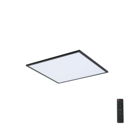 Brilagi - LED regulējama griestu lampa SLIMFRAME LED/36W/230V 45x45 cm 3000-6000K melna + tālvadības pults
