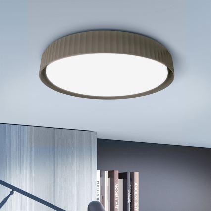 Brilagi - LUCIA LED dimējams griestu gaismeklis LED/60W/230V 3000-6500K Ø 59 cm taupe + tālvadības pults