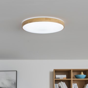 Brilagi - Aptumšojams LED griestu gaismeklis PINE LED/24W/230V Ø 42 cm 3000-6500K + tālvadības pults