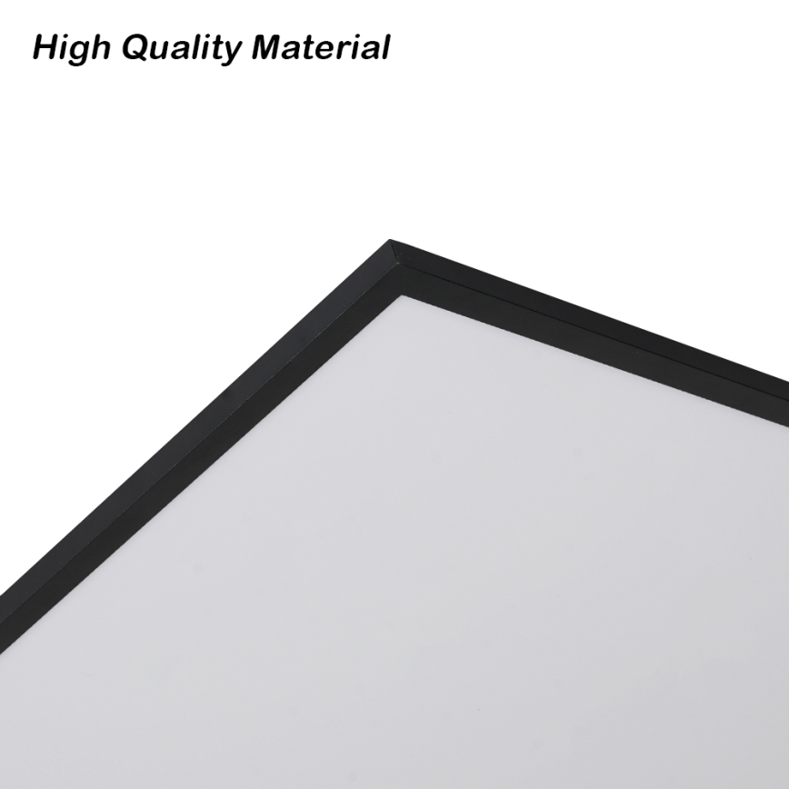 Brilagi - LED regulējams griestu gaismeklis SLIMFRAME LED/80W/230V 120x60 cm 3000-6000K melns + tālvadības pults
