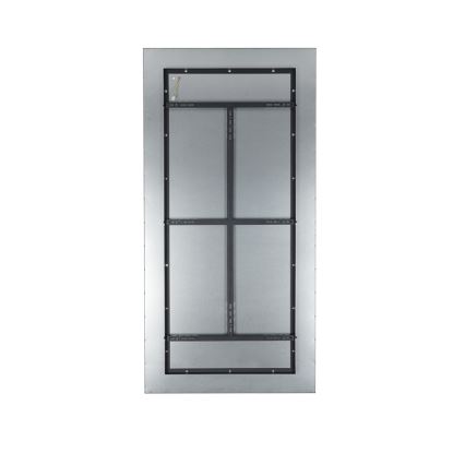 Brilagi - LED regulējams griestu gaismeklis SLIMFRAME LED/80W/230V 120x60 cm 3000-6000K melns + tālvadības pults