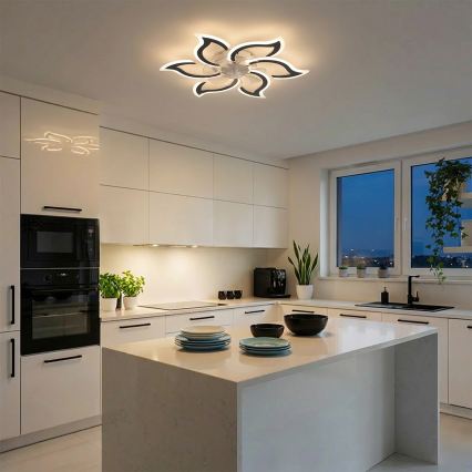 Brilagi - Griestu ventilators ar dimējamu LED apgaismojumu LED/34W/230V Ø83 cm melns + tālvadība