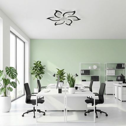 Brilagi - Griestu ventilators ar dimējamu LED apgaismojumu LED/34W/230V Ø83 cm melns + tālvadība