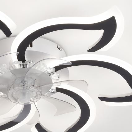 Brilagi - Griestu ventilators ar dimējamu LED apgaismojumu LED/34W/230V Ø83 cm melns + tālvadība