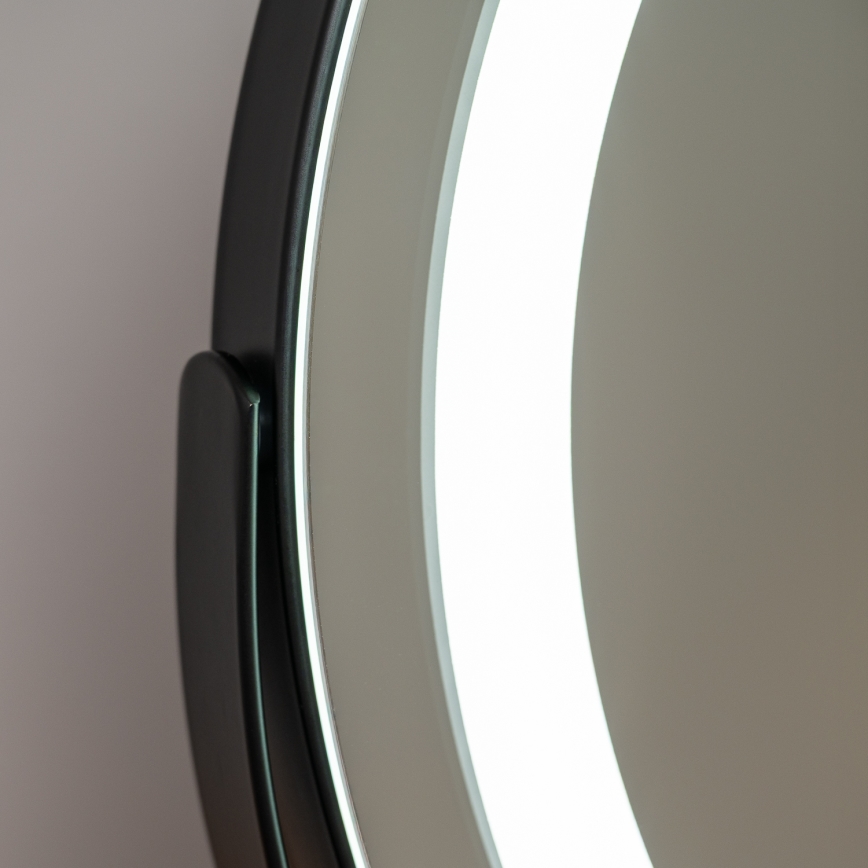 BRILAGI - LED regulējams grima spogulis CALIFORNIA LED/14W/230V 3000/4000/6500K 44x40 cm melns