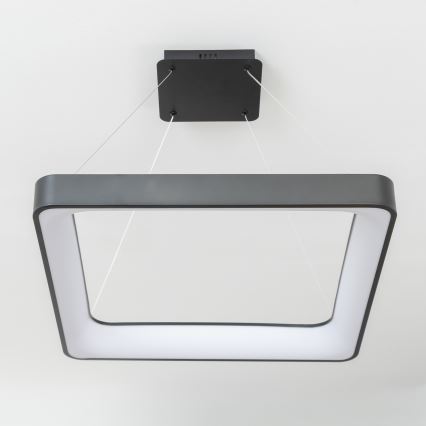 Brilagi - LED aptumšojama lustra uz troses FALCON II LED/125W/230V 3000-6500K 60x60 cm melna + tālvadības pults