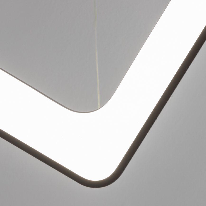 Brilagi - LED aptumšojama lustra uz troses FALCON II LED/125W/230V 3000-6500K 60x60 cm melna + tālvadības pults