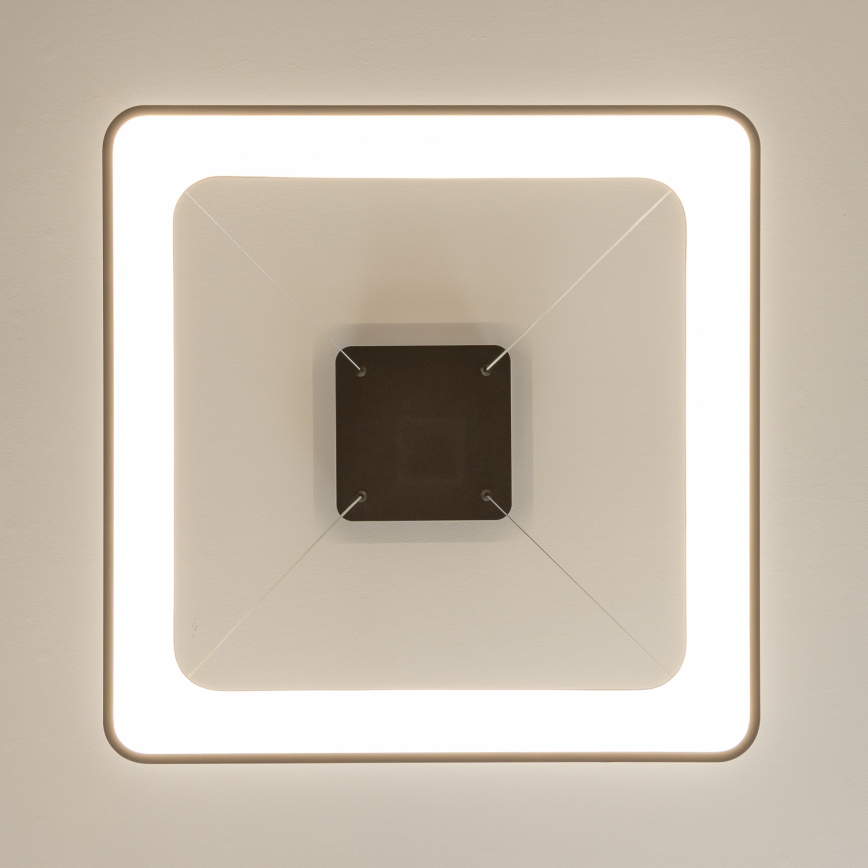 Brilagi - LED aptumšojama lustra uz troses FALCON II LED/125W/230V 3000-6500K 60x60 cm melna + tālvadības pults